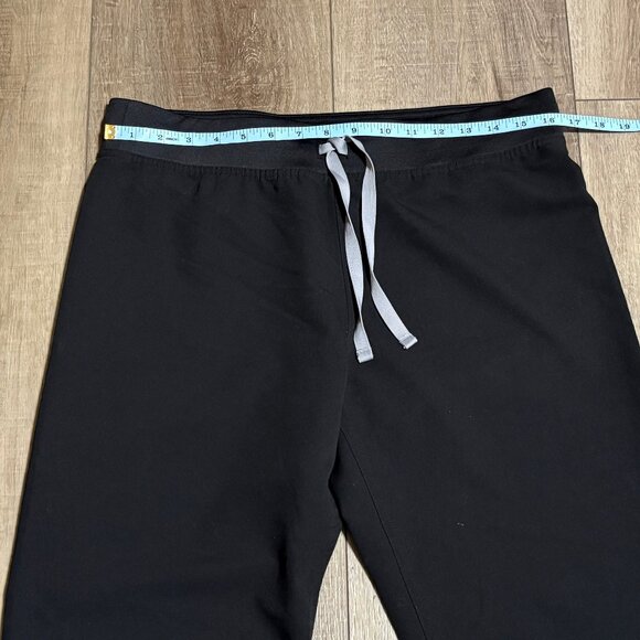 FIGS Livingston Scrub Pants Size Medium Petite Black - Picture 6 of 11